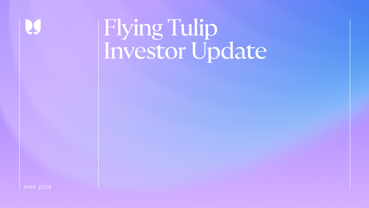 Flying Tulip Investor Update 12.03.2026